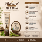 DHANVI Pilescurex Ayurvedic Complete Relief Kit – 4-in-1 Holistic Formula